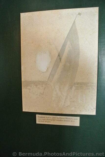 Drawing of Contest sailboat displayed at Bermuda National Museum.jpg
