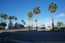 Parking area & shops at Bermuda Naval Dockyard.jpg