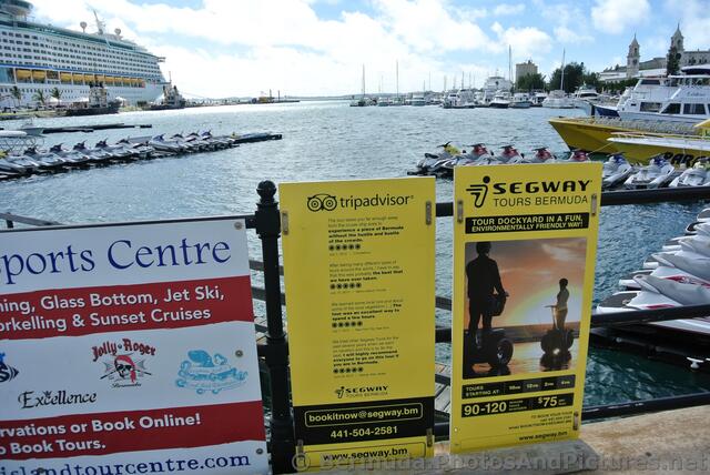 Segway Tours Bermuda sign near cruise pier.jpg