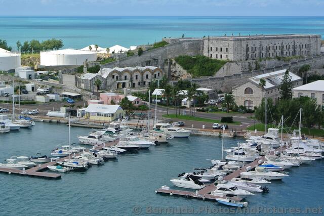 Yachts docked at piers off of Freeport Dr Bermuda.jpg