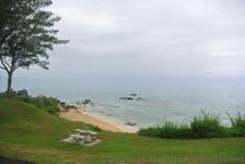 Black Bay Beach with Stone benches right off of Malabar Road Bermuda.jpg