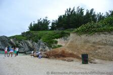 Sand graffiti at Horseshoe Bay Cove.jpg