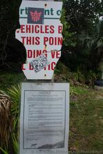 Dogs not allowed sign at Horseshoe Bay.jpg