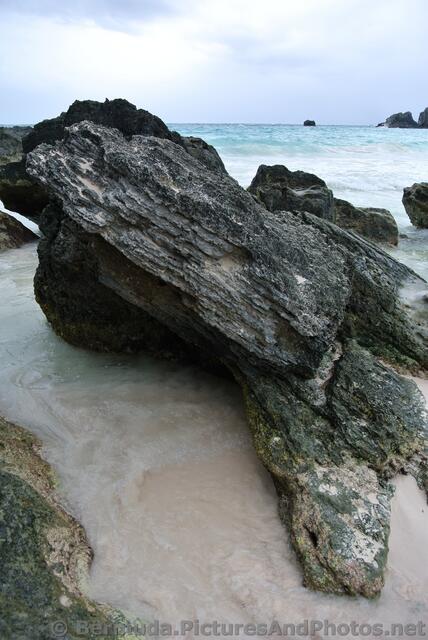 Jagged Black Rock at Horseshoe Bay Beach.jpg