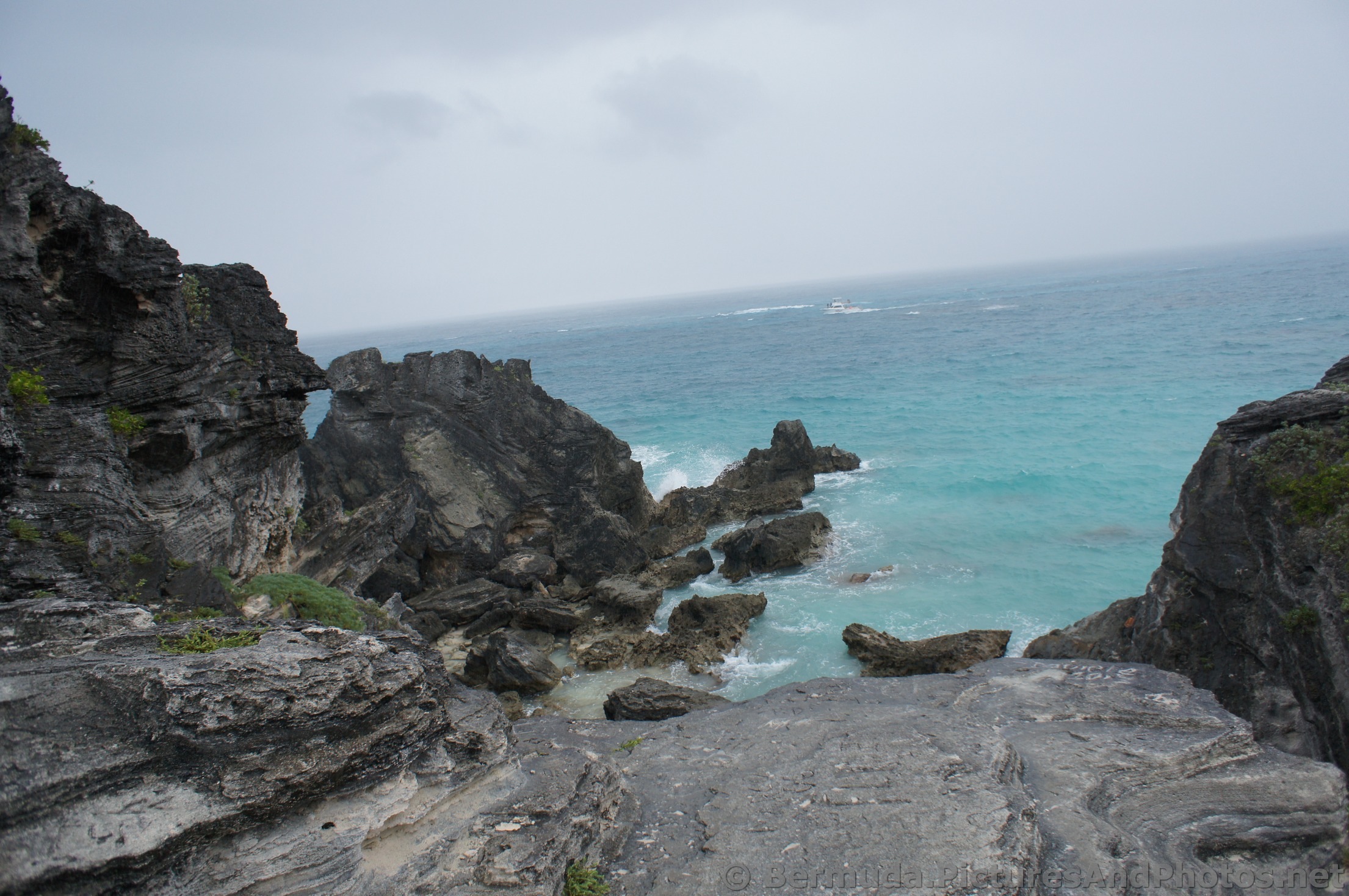 Small boat off the waters of Horseshoe Bay.jpg