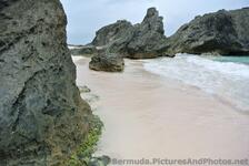 Pink sand of Butts Beach Bermuda at Horseshoe Bay.jpg