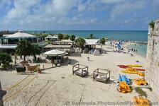 Snorkel Park beach as viewed from rampart of Bermuda Maritime Museum.jpg