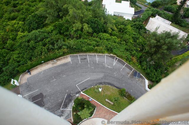 View of Parking lot of Gibbs Hill Lighthouse from the top.jpg