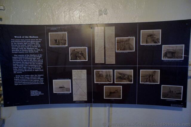 Wreck of the Madiana 1903 Bermuda poster at Gibbs Hill Lighthouse.jpg