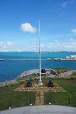 Flag Pole next to Commissioner's House Bermuda Maritime Museum.jpg