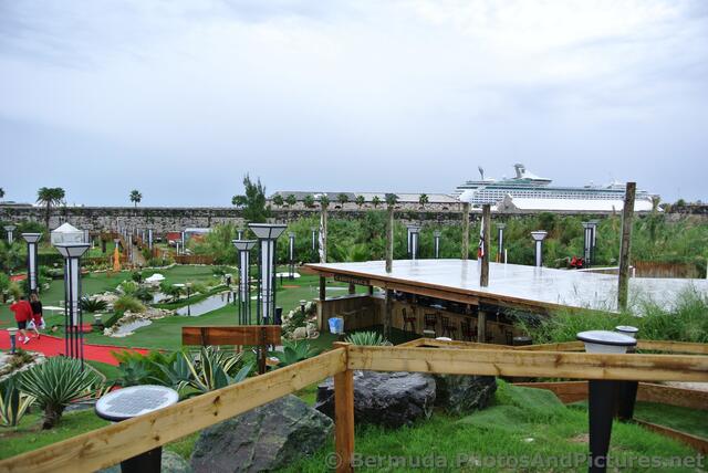 Cruise Ship viewed from Bermuda Fun Golf.jpg