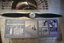 Plante Propeller & Bermudian Airmen WWII display Commissioner's House Bermuda Maritime Museum.jpg