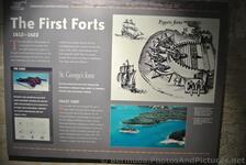First Forts of Bermuda poster at Commissioner's House Bermuda Maritime Museum.jpg