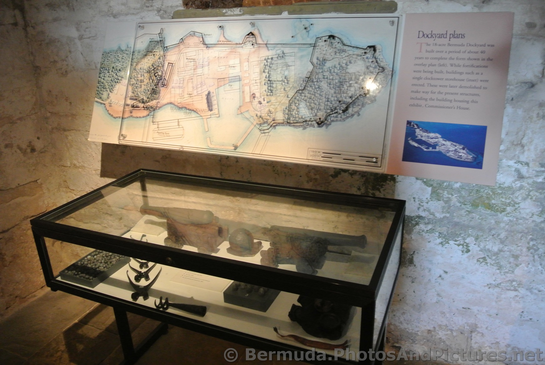 Dockyard plans exhibit Commissioner's House Bermuda Maritime Museum.jpg