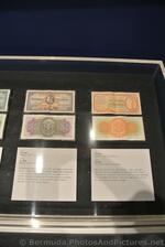 Bermuda 5 pound notes 1937 & 1940s Commsioner's House Bermuda Maritime Museum.jpg