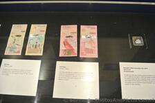 Bermuda $50 & $100 bills & 400th Anniversary Coin Commsioner's House Bermuda Maritime Museum.jpg