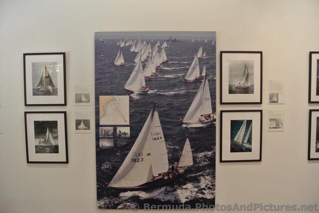 Photographs of Sailboats Racing Commsioner's House Bermuda Maritime Museum.jpg