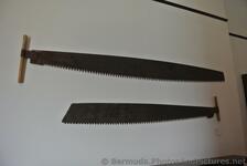 Double Handled Limestone Saws displayed at Commsioner's House Bermuda Maritime Museum.jpg