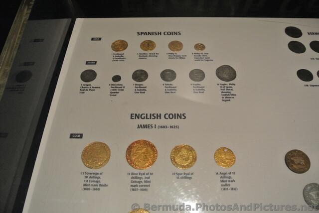 Spanish & English Coins Commsioner's House Bermuda Maritime Museum.jpg