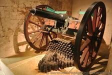 Mobile Cannon & Shells on display at Commsioner's House Bermuda Maritime Museum.jpg