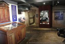 Bag Pipes & Cannon at Sir Richard Gorham Room Commsioner's House Bermuda Maritime Museum.jpg