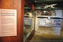 Bermudians in World War II Display Commsioner's House Bermuda Maritime Museum.jpg