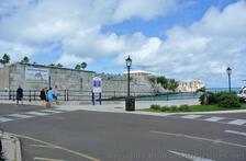 Fort Walls & view of Top of Commissioner's House in Bermuda.jpg