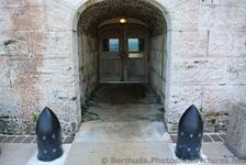 Entrance to Sir Richard Gorham Room Bermuda's Defense Heritage Exhibit at Commsioner's House Bermuda Maritime Museum.jpg