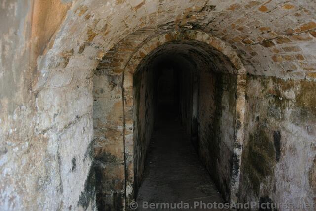Tunnel next to gate to Commissioner's House National Museum of Bermuda.jpg