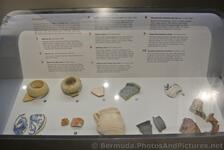 Ceramic pottery pieces from 15th & 16th century Bermuda Queen's Exhibition Hall of National Museum of Bermuda.jpg