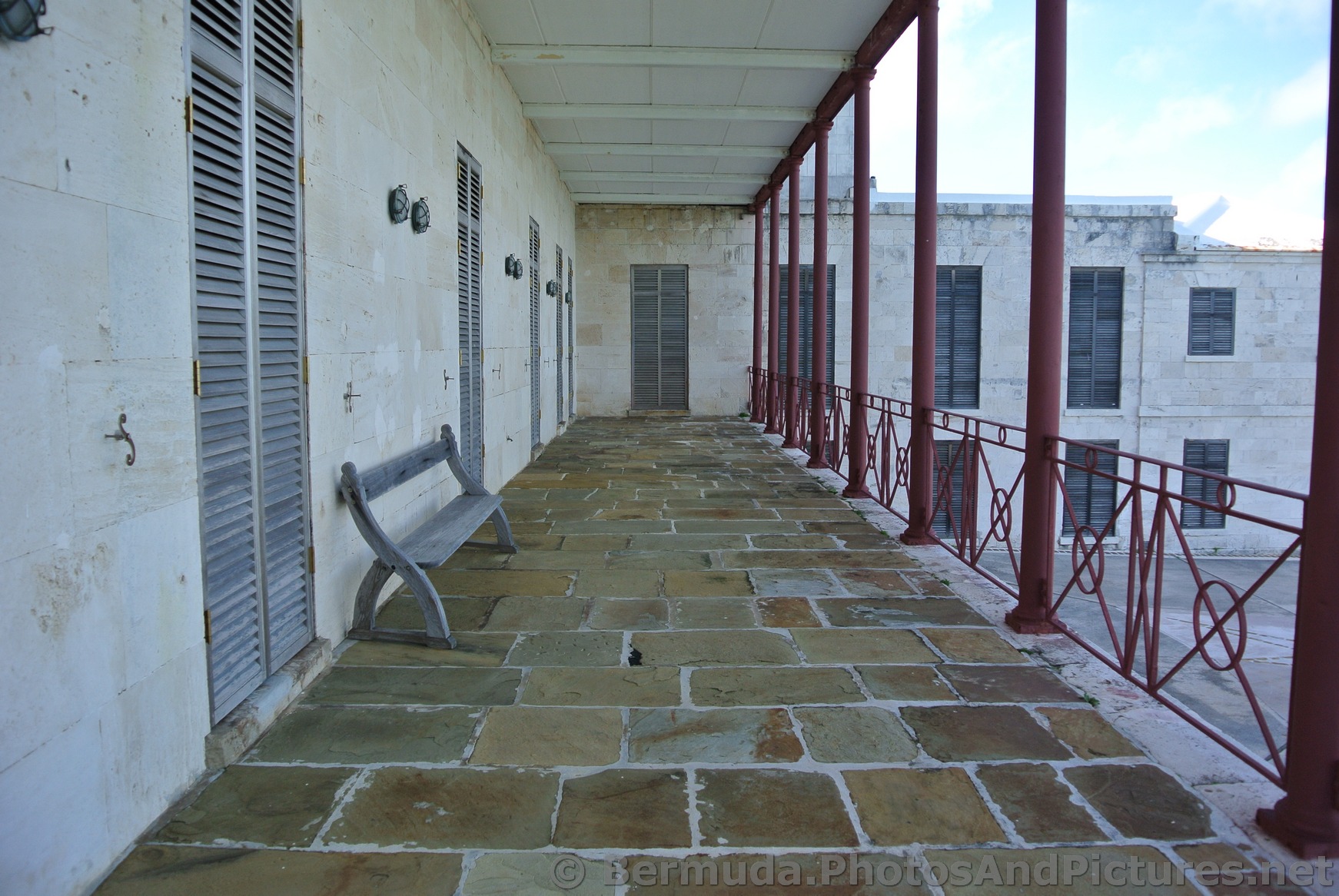 End of Commissioner's House Bermuda Maritime Museum Balcony.jpg