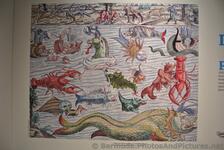Mythical creatures imagined responsible for shipwrecks Queen's Exhibition Hall of National Museum of Bermuda.jpg