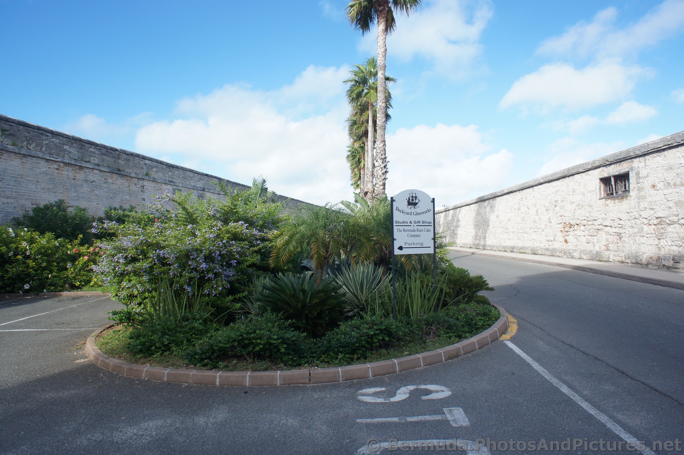 Direction Signs to Dockyard Glassworks at Bermuda Naval Dockyard.jpg
