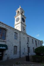 Tower to right of main entrance to Clocktower Mall Bermuda.jpg